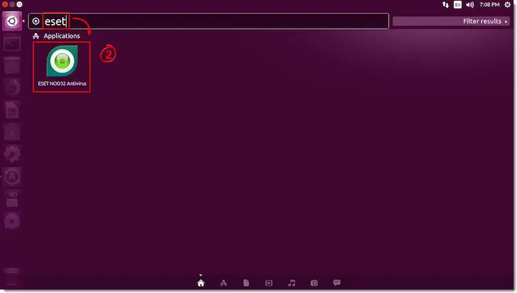 ایجاد شورتکات Eset در Linux ایجاد شورتکات Eset در Linux